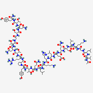 molecular formula C127H205N37O40 B13399387 Vlgklsqelhklqtyprtntgsnty 