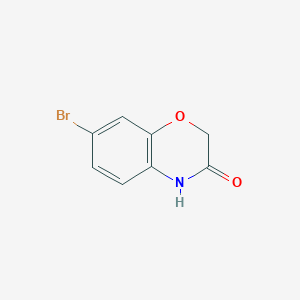 molecular formula C8H6BrNO2 B1339940 7-Bromo-2H-benzo[b][1,4]oxazin-3(4H)-one CAS No. 321436-06-0