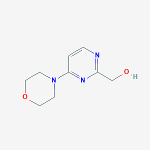 molecular formula C9H13N3O2 B1339941 (4-Morpholinopyrimidin-2-yl)methanol CAS No. 118779-75-2