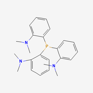 molecular formula C24H30N3P B13399485 phosphinetriyltris[N,N-dimethylaniline] CAS No. 30442-12-7