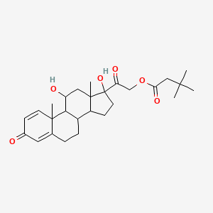 molecular formula C27H38O6 B13399509 Prednisolone_Tebutate 