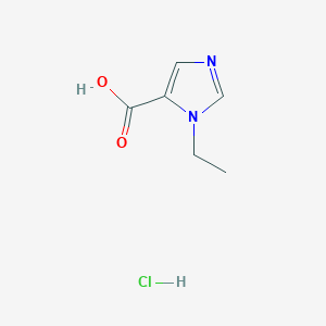 molecular formula C6H9ClN2O2 B1339952 3-Ethyl-3H-imidazole-4-carboxylic acid hydrochloride CAS No. 1185297-91-9