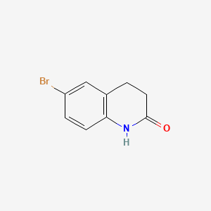 molecular formula C9H8BrNO B1339961 6-Bromo-3,4-dihydro-1h-quinolin-2-one CAS No. 3279-90-1