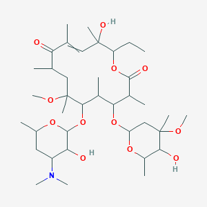 molecular formula C38H67NO12 B13399643 Clarithromycin EP impurity N 