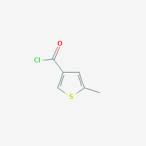 molecular formula C6H5ClOS B1339965 5-Methylthiophene-3-carbonyl chloride CAS No. 754190-97-1