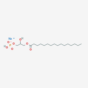molecular formula C19H38NaO7P B13399708 Palmitoyl 