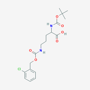molecular formula C18H25ClN2O6 B13399724 Boc-Orn(2-chloro-Z)-OH 