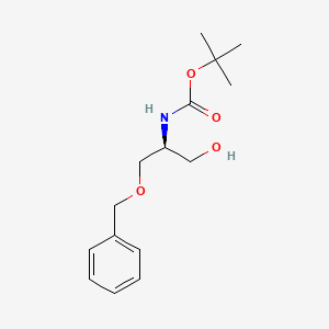 molecular formula C15H23NO4 B1339980 N-Boc-(S)-2-amino-3-benzyloxy-1-propanol CAS No. 79069-15-1