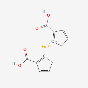 molecular formula C12H10FeO4 B13399864 1,1'-Ferrocenedicarboxylicacid 