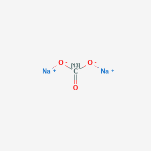 molecular formula CNa2O3 B1339987 Disodium;oxo(113C)methanediolate 