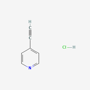 molecular formula C7H6ClN B1339994 4-Ethynylpyridine hydrochloride CAS No. 352530-29-1