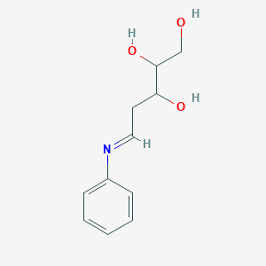 molecular formula C11H15NO3 B13399973 2-Deoxy-D-Ribose Aniline 