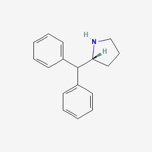 molecular formula C17H19N B1339999 (R)-2-benzhydrylpyrrolidine CAS No. 22348-31-8