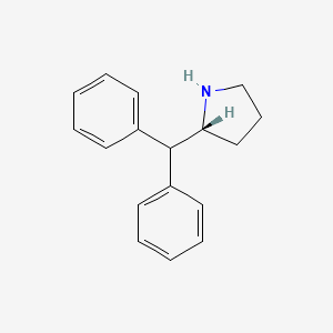 molecular formula C17H19N B1339999 (R)-(+)-2-(Diphenylmethyl)pyrrolidine CAS No. 22348-31-8