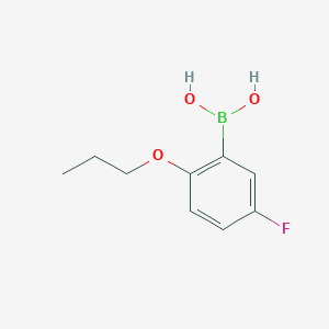 molecular formula C9H12BFO3 B1340004 5-Fluoro-2-propoxyphenylboronic acid CAS No. 480438-73-1