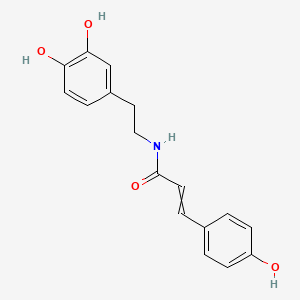molecular formula C17H17NO4 B13400090 N-[2-(3,4-dihydroxyphenyl)ethyl]-3-(4-hydroxyphenyl)prop-2-enamide 