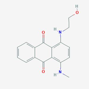 molecular formula C17H16N2O3 B134001 Disperse blue 3 CAS No. 86722-66-9