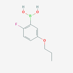 molecular formula C9H12BFO3 B1340012 2-Fluoro-5-propoxyphenylboronic acid CAS No. 863248-36-6