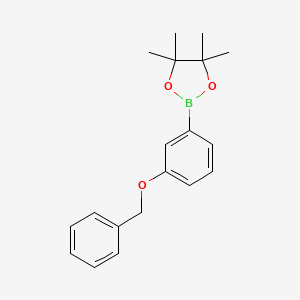 2-(3-(Benzyloxy)phenyl)-4,4,5,5-tetramethyl-1,3,2-dioxaborolane