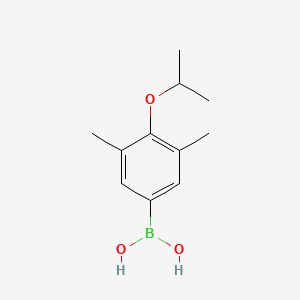 molecular formula C11H17BO3 B1340014 3,5-Dimethyl-4-isopropoxyphenylboronic acid CAS No. 849062-16-4