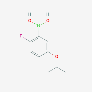 molecular formula C9H12BFO3 B1340016 2-Fluoro-5-isopropoxyphenylboronic acid CAS No. 849062-30-2