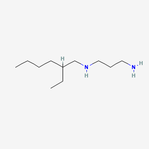 molecular formula C11H26N2 B13400165 N-(2-Ethylhexyl)propane-1,3-diamine CAS No. 13281-06-6