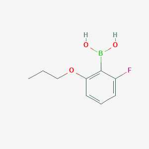 molecular formula C9H12BFO3 B1340017 (2-Fluoro-6-propoxyphenyl)boronic acid CAS No. 870777-18-7