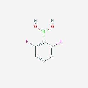 molecular formula C6H5BFIO2 B1340018 2-Fluoro-6-iodophenylboronic acid CAS No. 870777-22-3