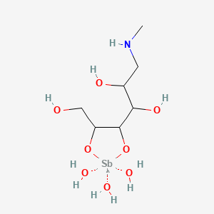 molecular formula C7H21NO8Sb B13400199 CID 45357504 