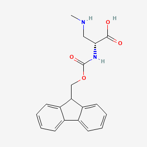 molecular formula C19H20N2O4 B13400210 Fmoc-beta-N-methylamino-D-Ala 