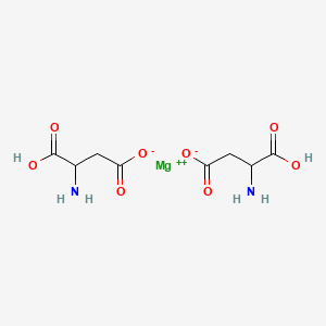 molecular formula C8H12MgN2O8 B13400465 Magnesium 3-amino-4-hydroxy-4-oxobutanoate 