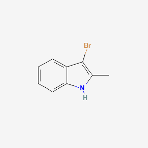 molecular formula C9H8BrN B1340049 3-溴-2-甲基-1H-吲哚 CAS No. 1496-78-2