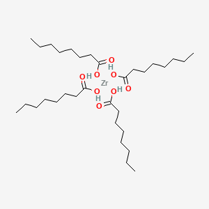 molecular formula C32H64O8Zr B13400492 Zirconium octoate 