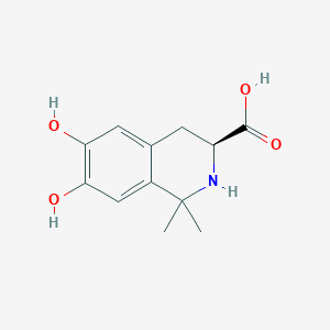 (S)-6,7-dihydroxy-1,1-dimethyl-1,2,3,4-tetrahydroisoquinoline-3-carboxylic acid