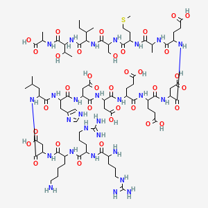 molecular formula C85H139N27O35S B13400585 Casein Kinase Substrates 3 