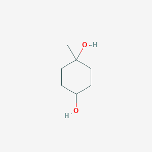 molecular formula C7H14O2 B1340068 1-Methylcyclohexane-1,4-diol CAS No. 89794-52-5