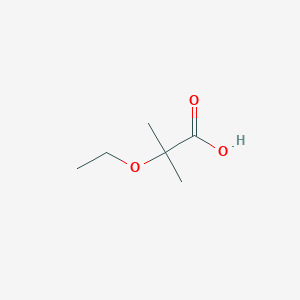 molecular formula C6H12O3 B1340074 2-Ethoxy-2-methylpropanoic acid CAS No. 15001-71-5