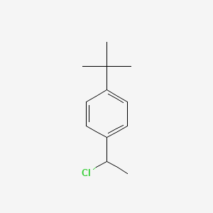 molecular formula C12H17Cl B1340076 1-tert-Butyl-4-(1-chloroethyl)benzene CAS No. 13372-41-3