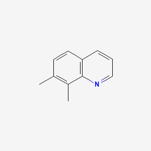 molecular formula C11H11N B1340081 7,8-Dimethylquinoline CAS No. 20668-35-3