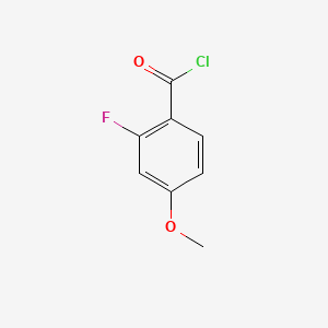molecular formula C8H6ClFO2 B1340083 2-Fluoro-4-methoxybenzoyl chloride CAS No. 321-24-4