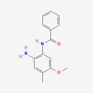 molecular formula C15H16N2O2 B13400836 6-Benzamido-4-methoxy-m-toluidine 