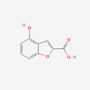 molecular formula C9H6O4 B1340088 4-Hydroxy-1-benzofuran-2-carboxylic acid 