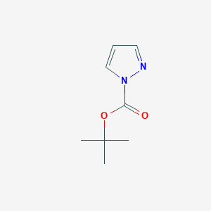 molecular formula C8H12N2O2 B1340091 1-Boc-吡唑 CAS No. 219580-32-2