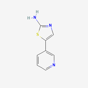 molecular formula C8H7N3S B1340093 5-(Pyridin-3-yl)thiazol-2-amine CAS No. 372096-52-1