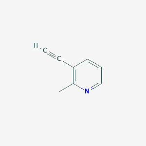 molecular formula C8H7N B1340101 3-Ethynyl-2-methylpyridine CAS No. 30413-55-9