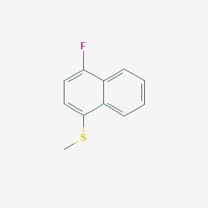 molecular formula C11H9FS B13401061 4-Fluoronaphthyl methyl sulfide CAS No. 59080-17-0