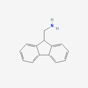 molecular formula C14H13N B1340108 9H-Fluorene-9-methanamine CAS No. 34577-90-7