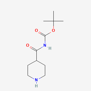 molecular formula C11H20N2O3 B13401126 N-Boc-4-Piperidinecarboxamide 