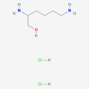 molecular formula C6H18Cl2N2O B13401171 2,6-Diaminohexan-1-ol dihydrochloride 