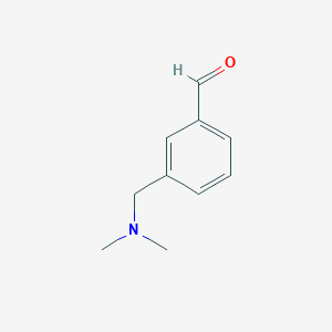 molecular formula C10H13NO B1340118 3-[(Dimethylamino)methyl]benzaldehyde CAS No. 80708-77-6